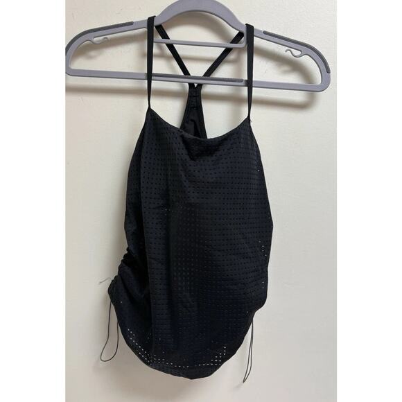Nike Swim Convertible Tankini Top Black Small Women’s Strappy Mesh - Picture 1 of 11